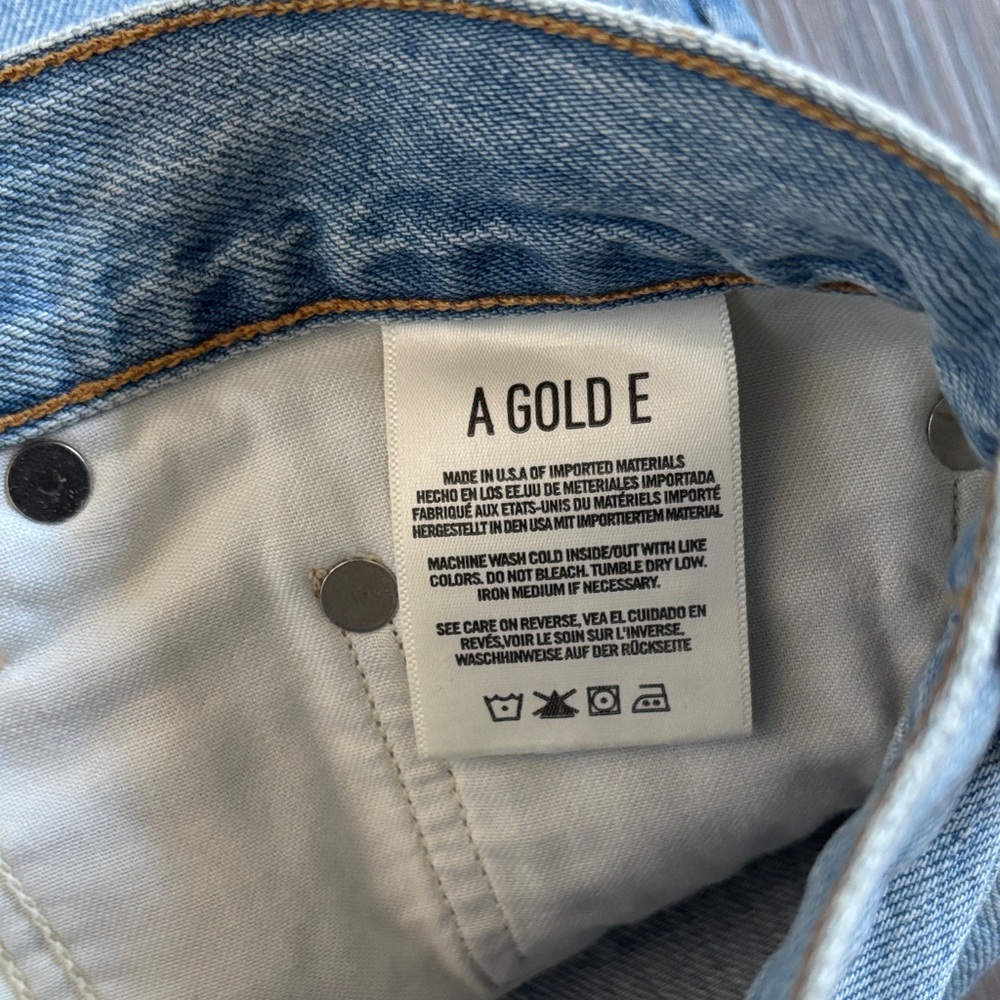 Agolde Criss Cross Straight Jeans - Picture 6 of 7
